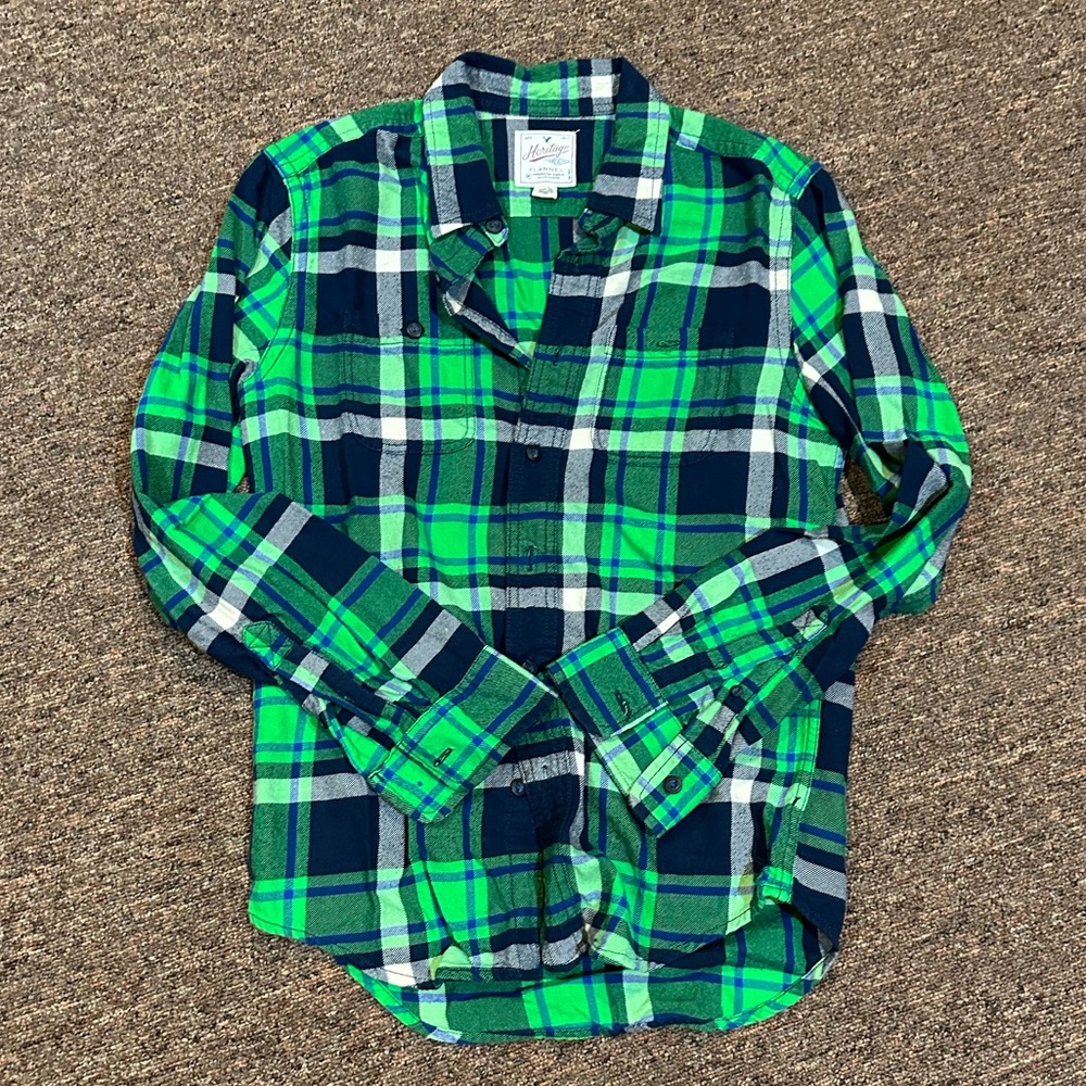 American Eagle Men’s Plaid Flannel Shirt - XS
